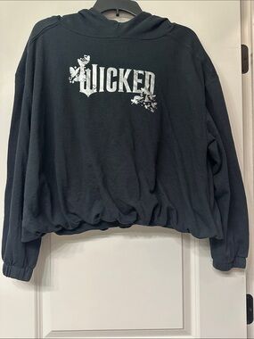 Wicked Graphic Hooded Sweatshirt - Black
